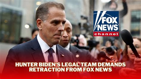 Hunter Biden demands that Fox News remove ‘intimate’ images。